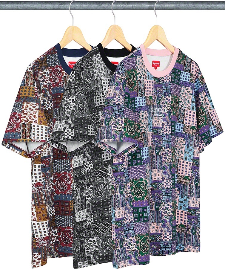 Patchwork Paisley S/S Top